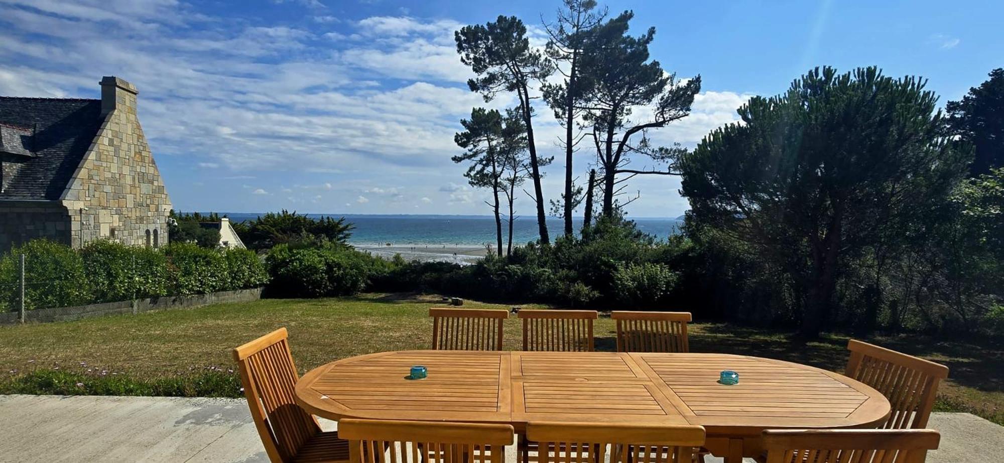 Maison Vue Mer Crozon - Jacuzzi - Sauna Dış mekan fotoğraf
